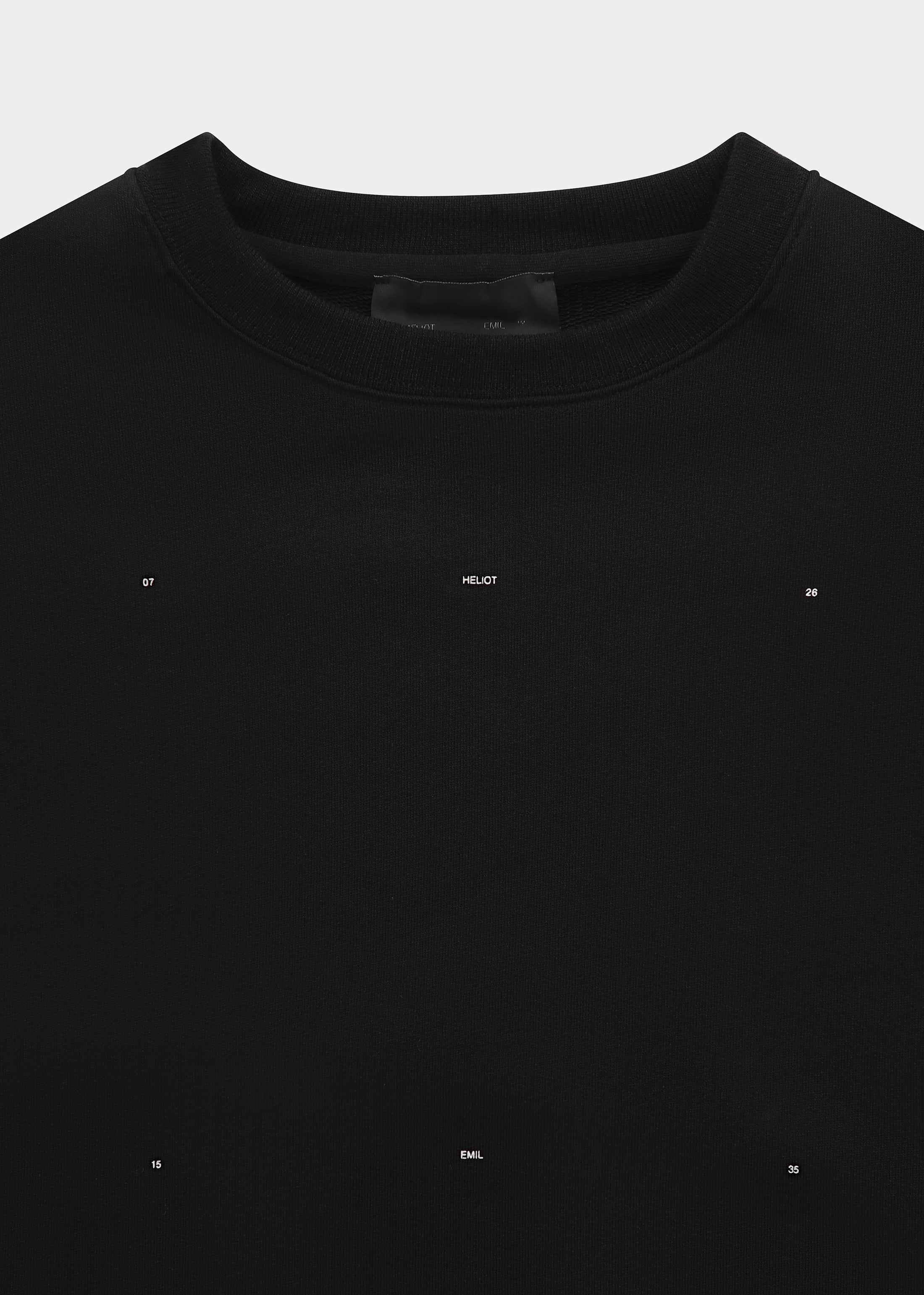 HE, product: OUTLINE LOGO CREWNECK (Fig. 5)