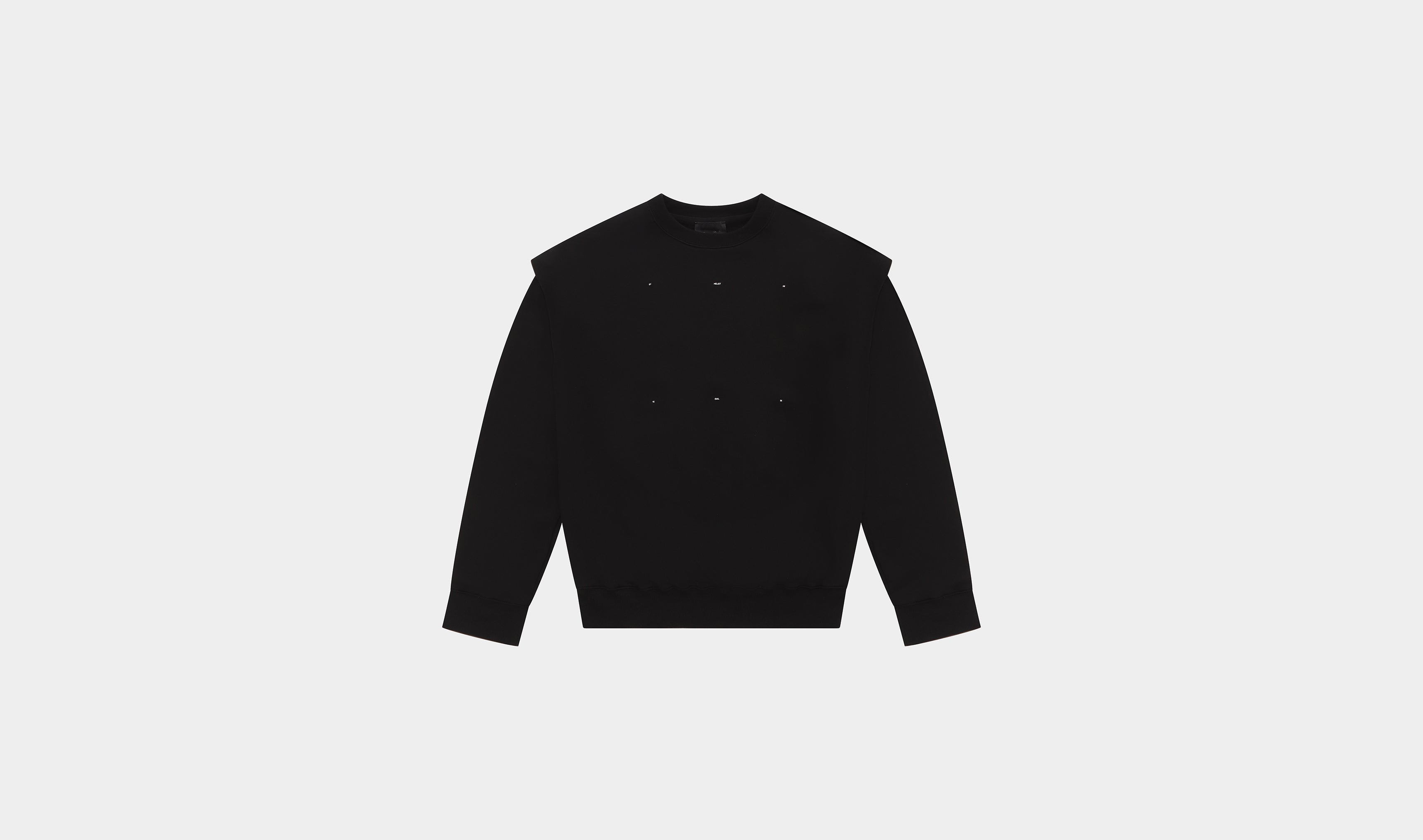 HE, product: OUTLINE LOGO CREWNECK (Fig. 1)