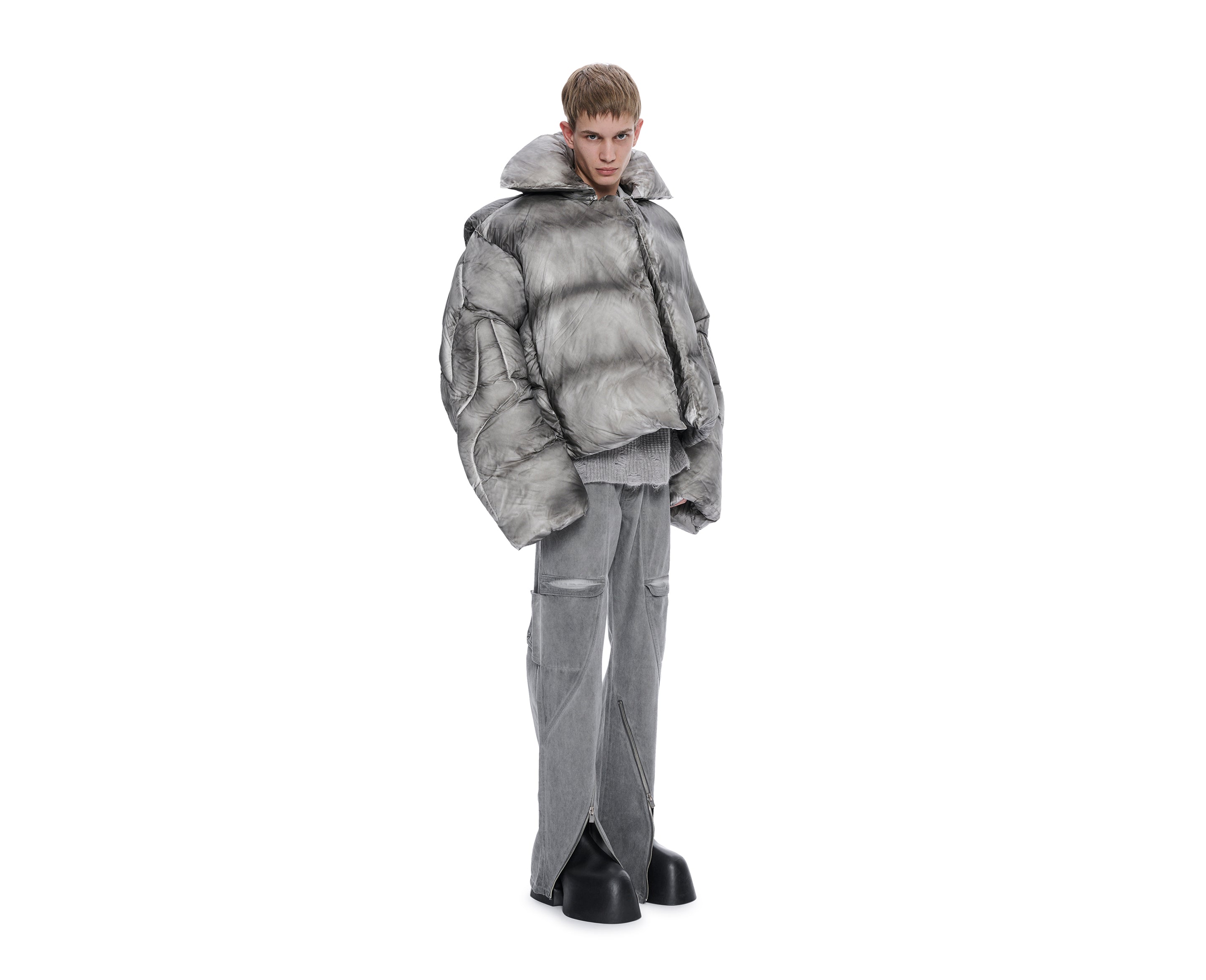 HELIOT EMIL ++ SCULPTURAL DOWN JACKET