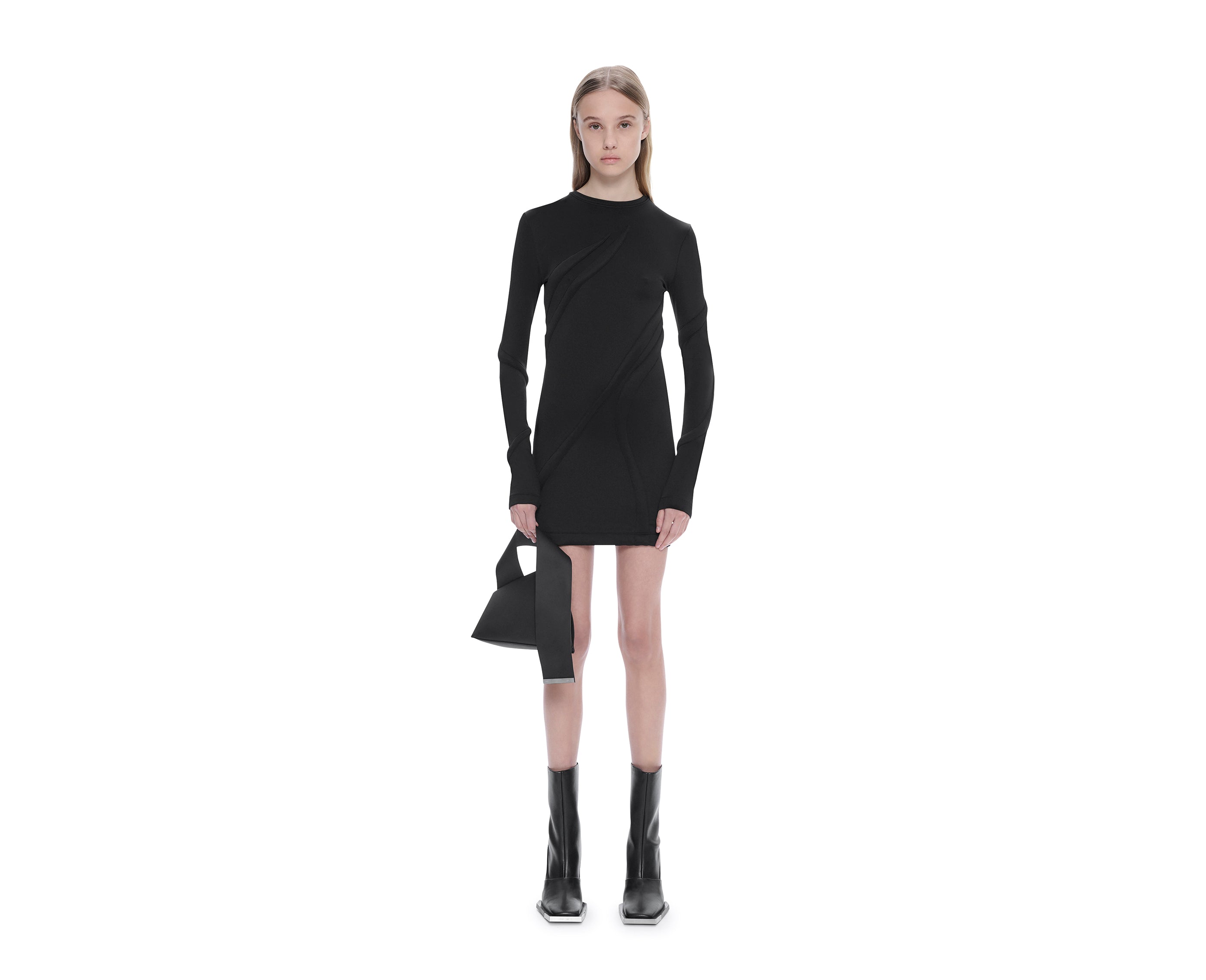 HE, product: MORPHED PADDED DRESS (Fig. 2)
