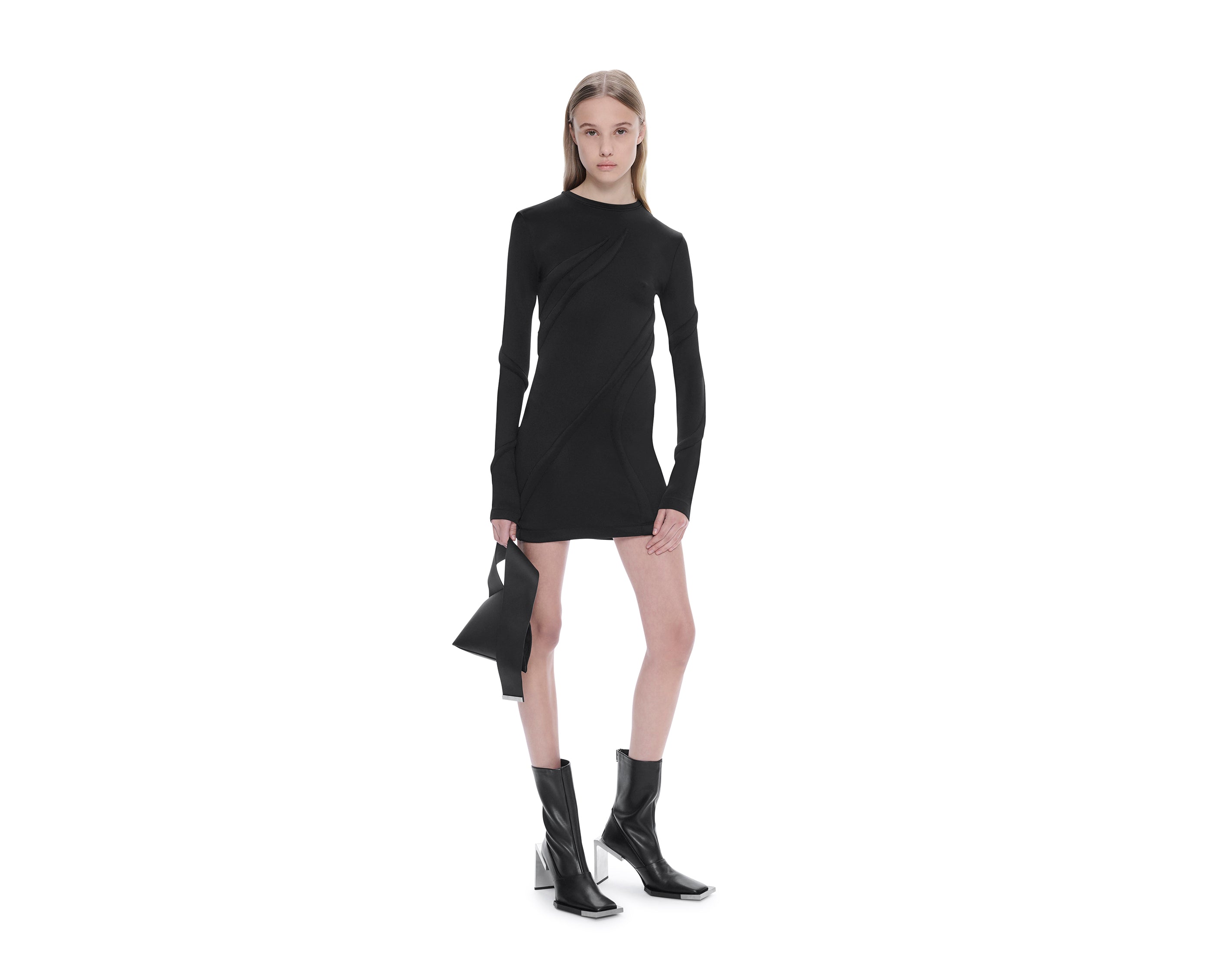 HE, product: MORPHED PADDED DRESS (Fig. 3)