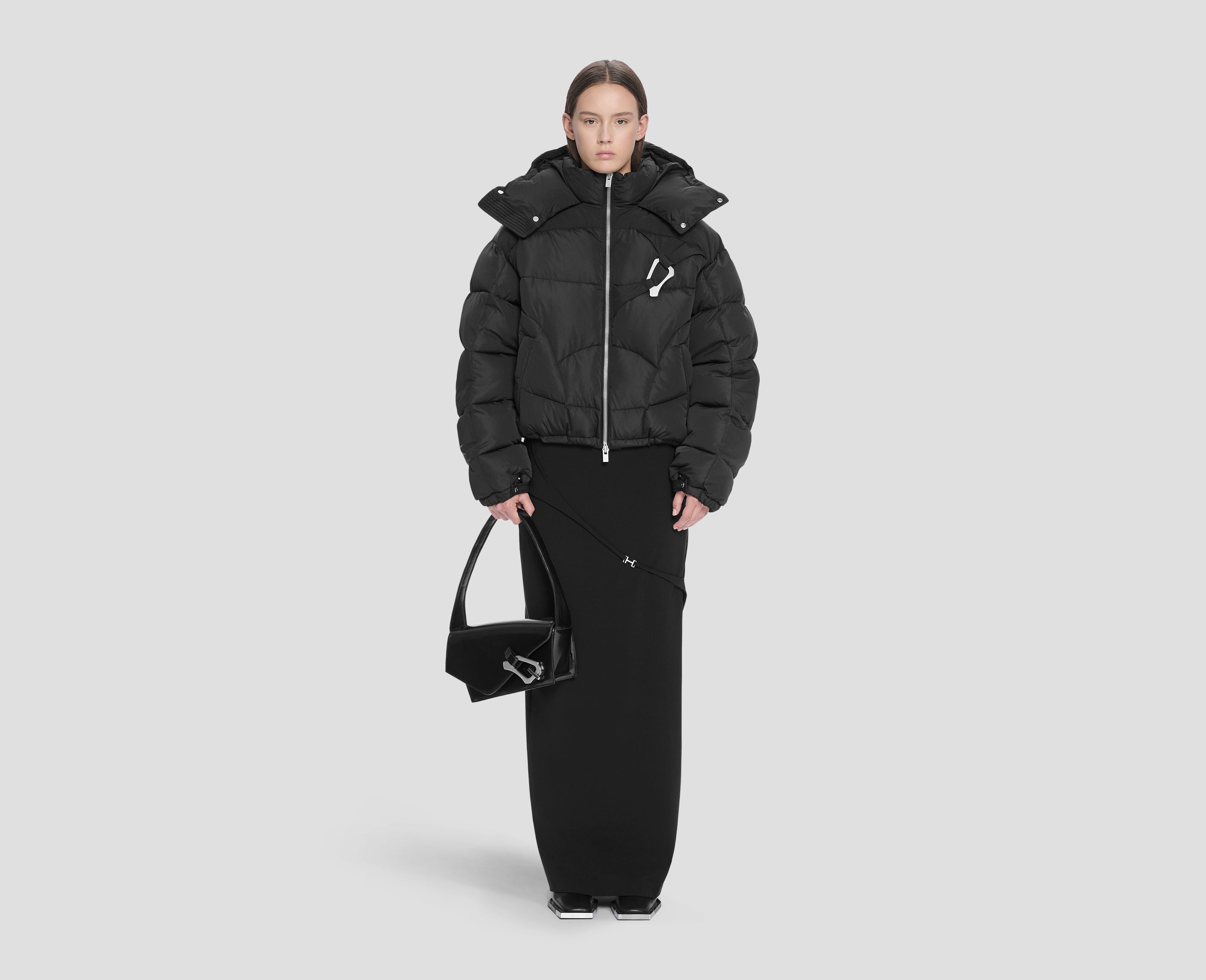 HELIOT EMIL ABSTRACT DOWN PUFFER