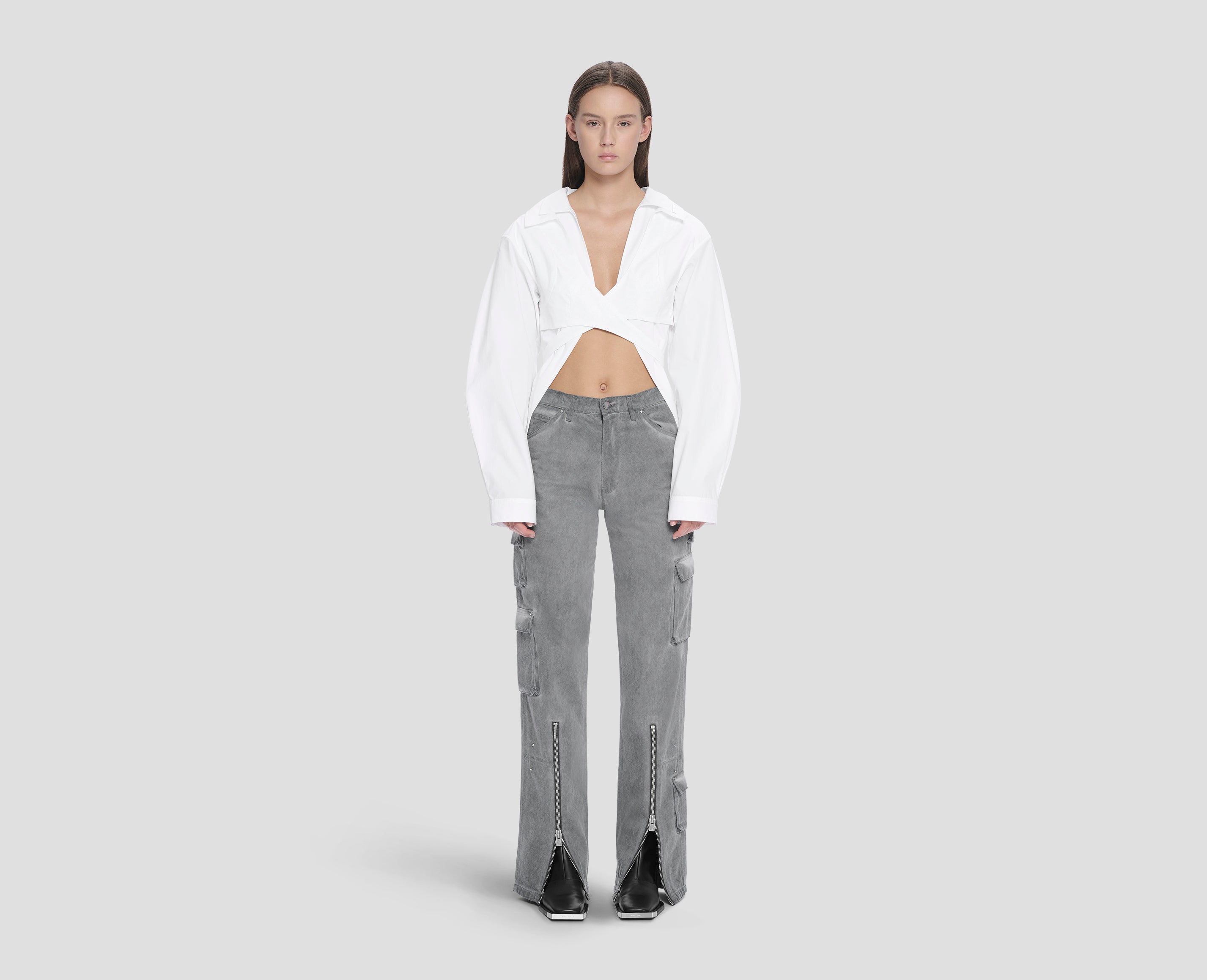 HE, product: WASHED GREY CARGO TROUSERS (Fig. 2)