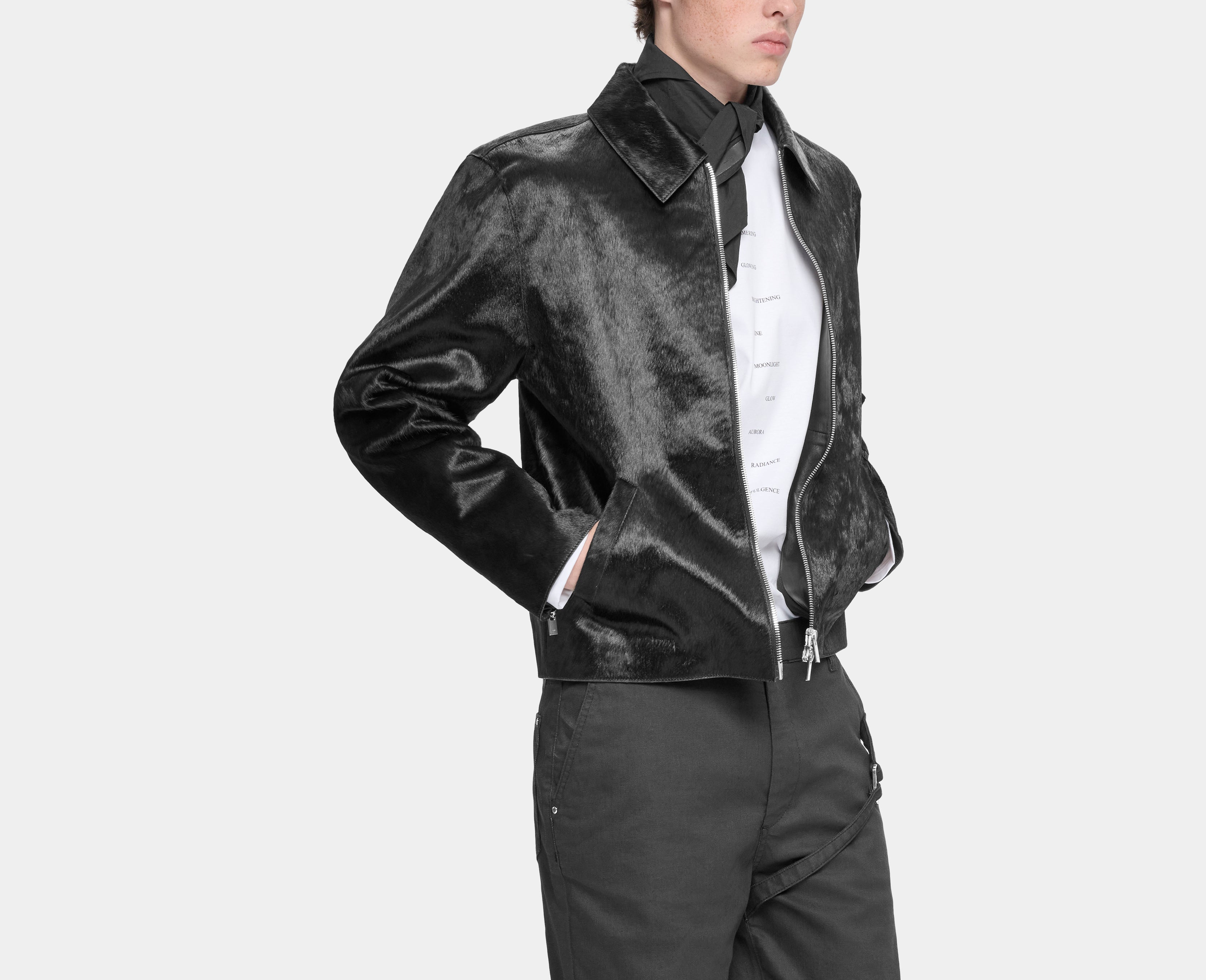 HE, product: RADIANT PONY HAIR JACKET (Fig. 9)