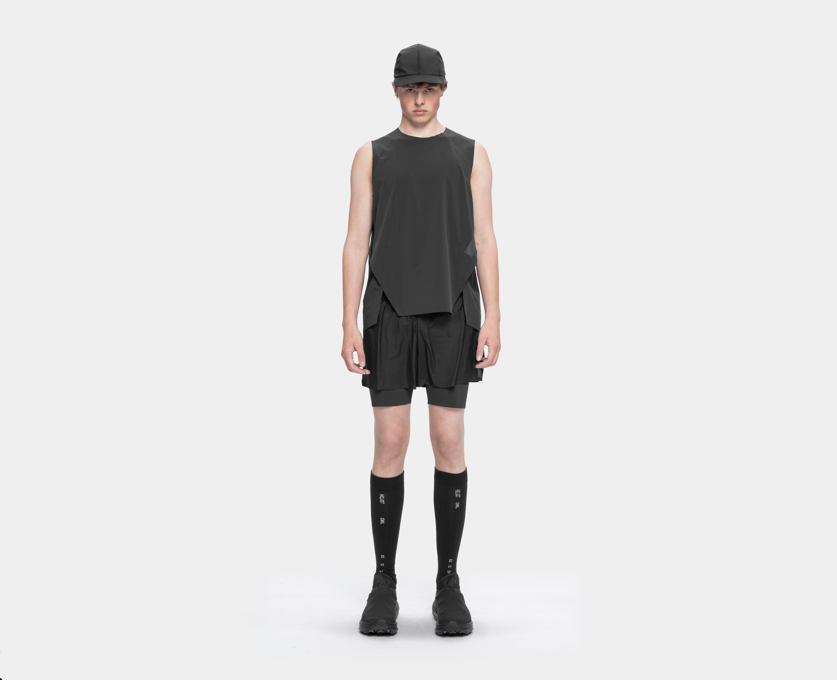 HELIOT EMIL ブラック Acacia タンクトップ HELIOT EMIL ++ PUMA X HELIOT EMIL TANK TOP