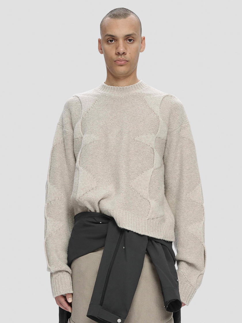 HE, product: CROPPED SPIRAL KNIT (Thumbnail alt.)