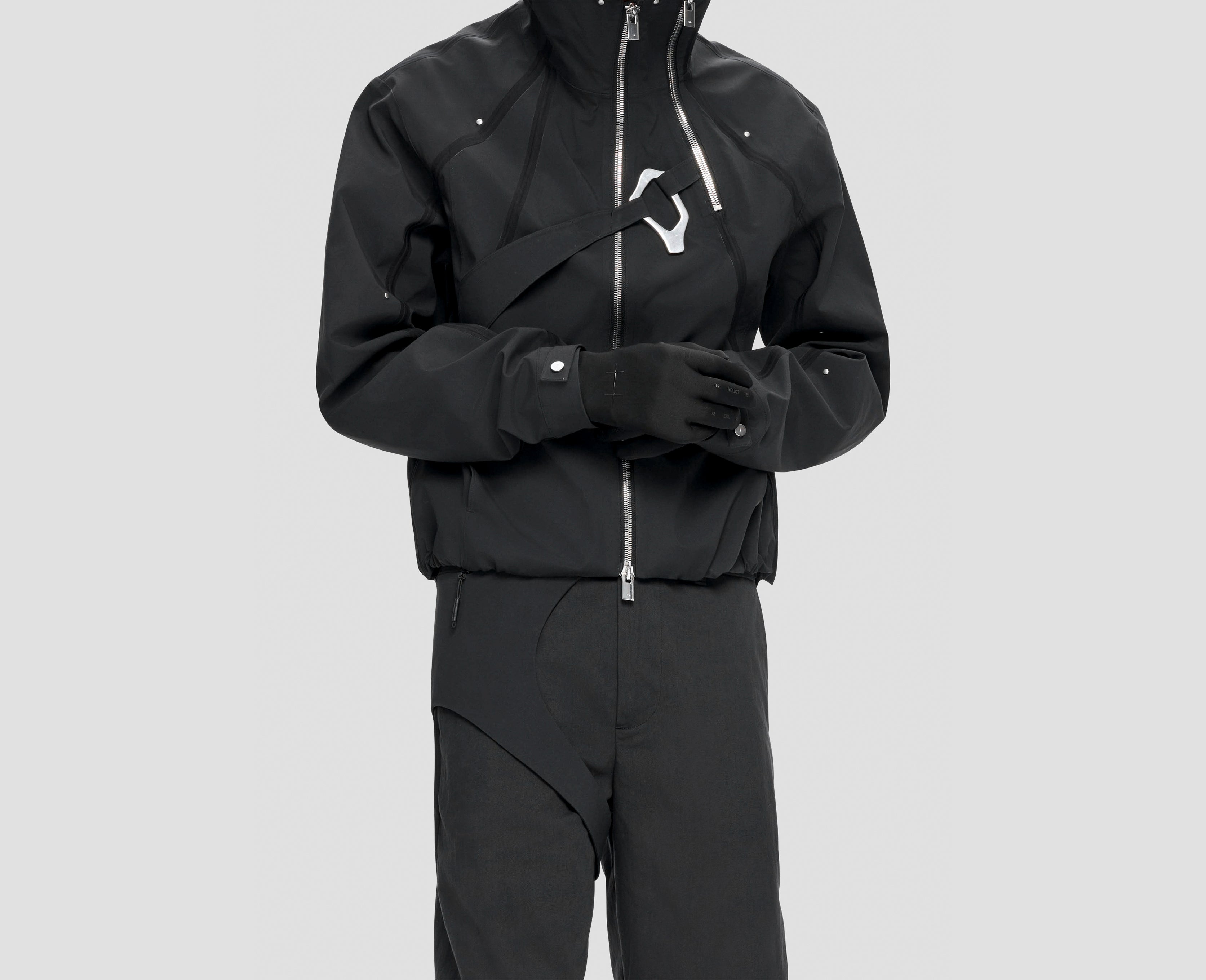 HELIOT EMIL ++ MOIRE TECHNICAL JACKET