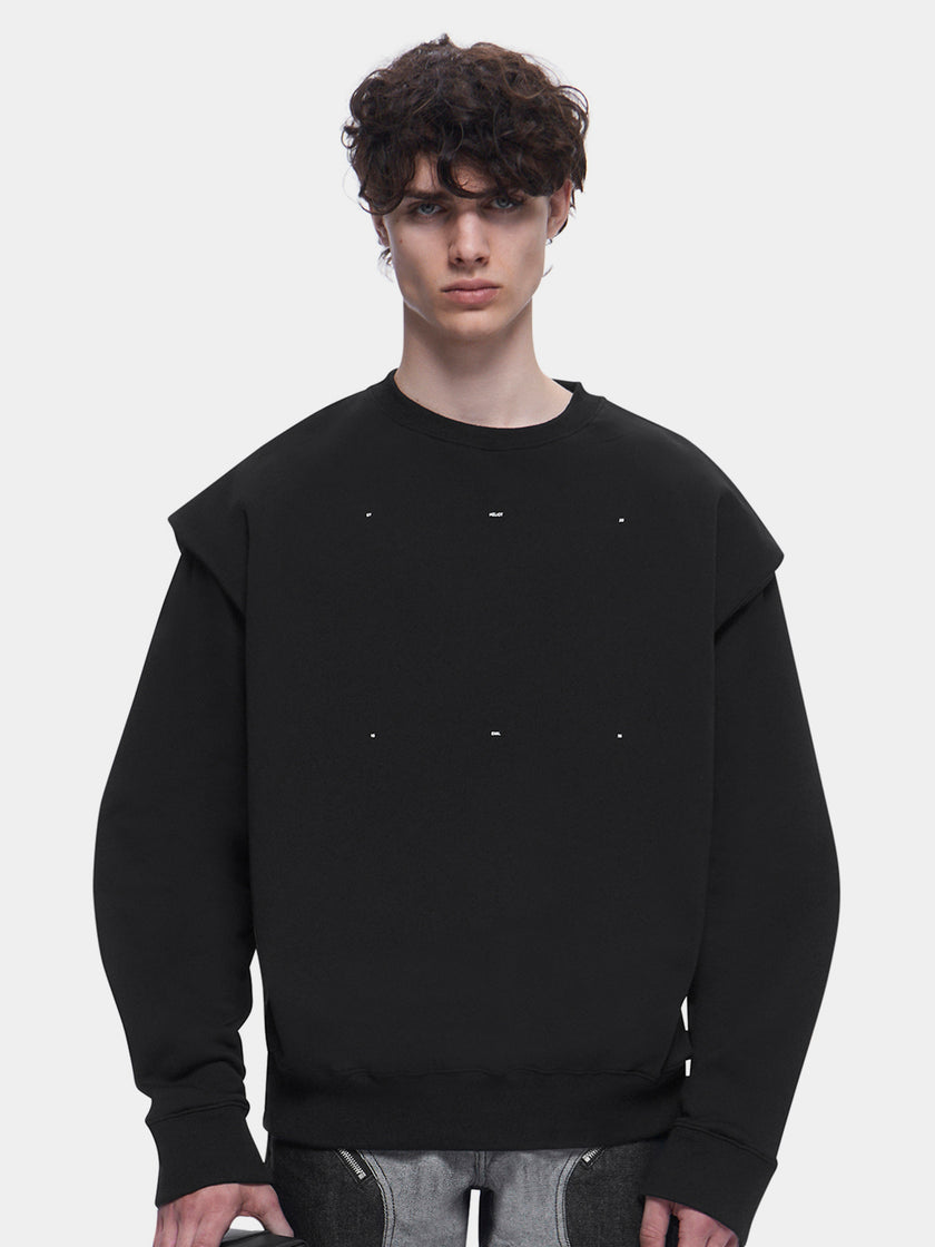 HE, product: OUTLINE LOGO CREWNECK (Thumbnail alt.)