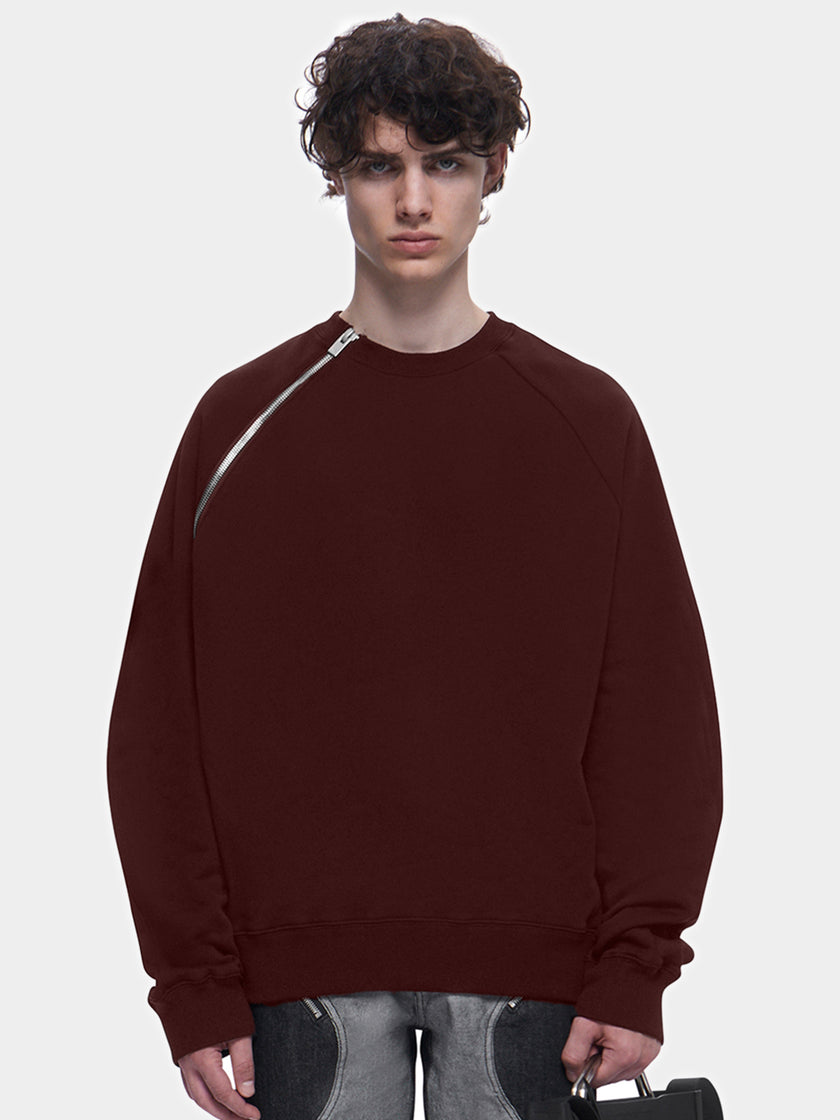HE, product: SEQUENCE ZIP CREWNECK (Thumbnail alt.)