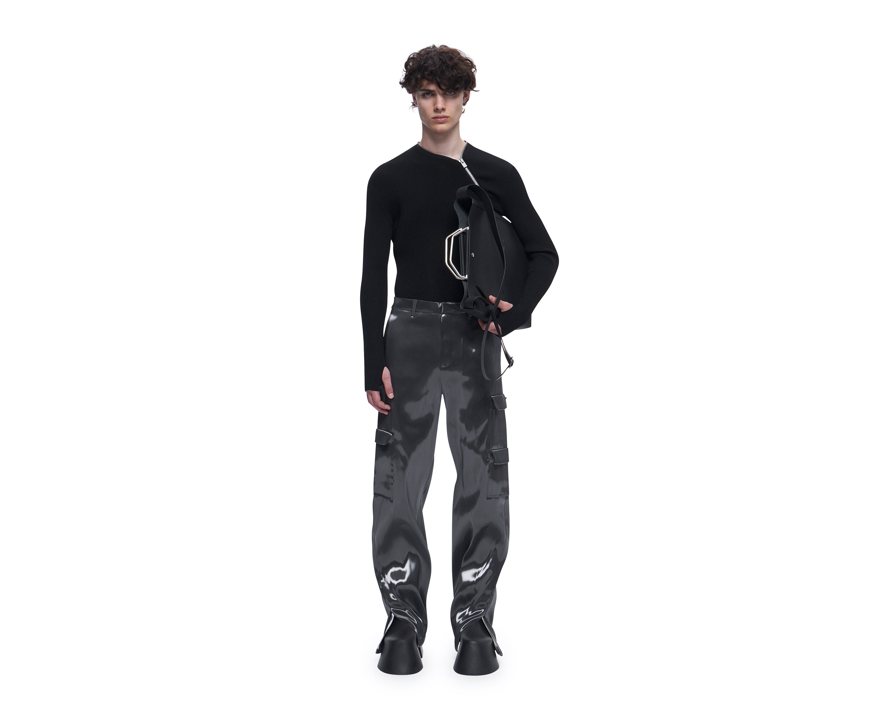 Winter Mens Loose Cargo Pant, Fashion Elstaic Wasit Adjustable Straps  Tapered Trousers with Multi Pockets - Walmart.com