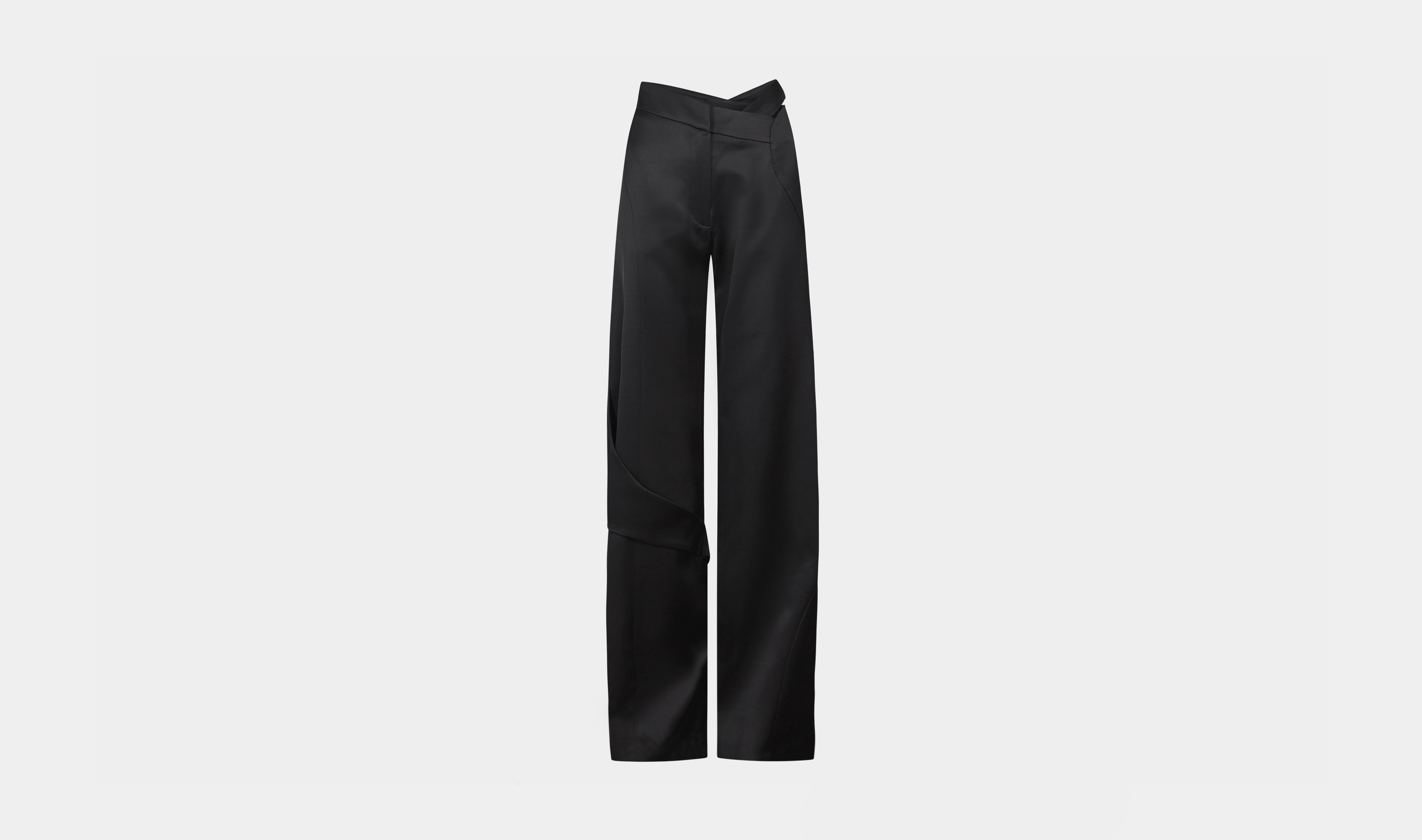 Buy Black Tailored Wide Leg Trousers from Next Luxembourg