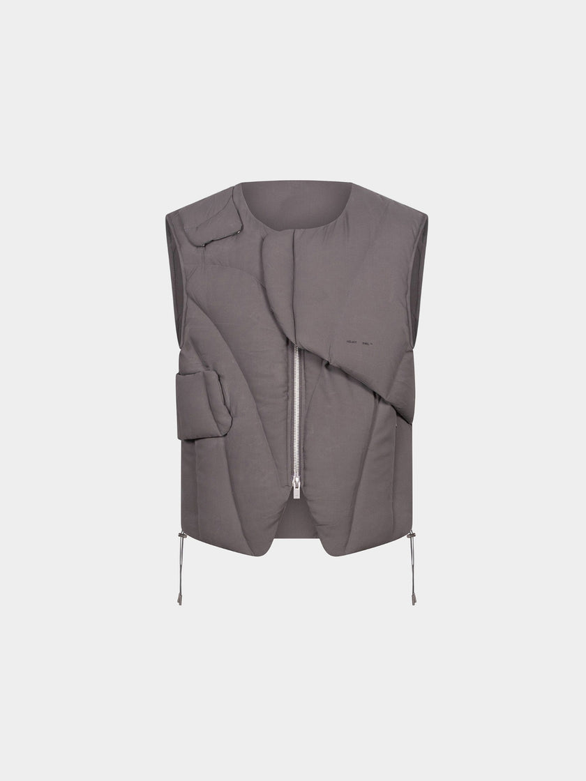 HE, product: LAYERED DOWN VEST (Thumbnail)