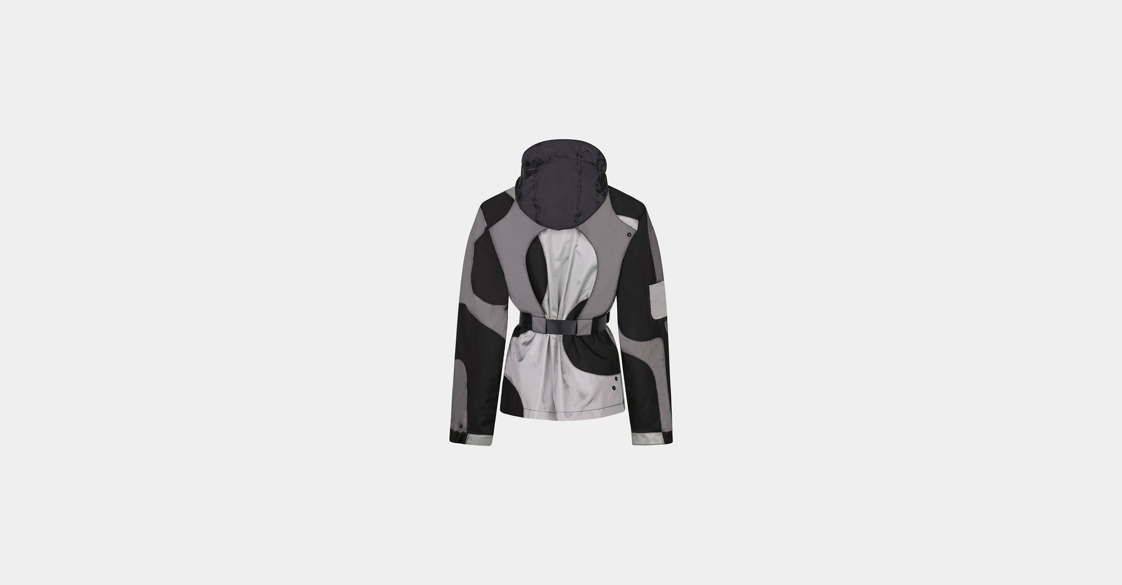 HE, product: CROPPED BELTED PARKA (Fig. 6)