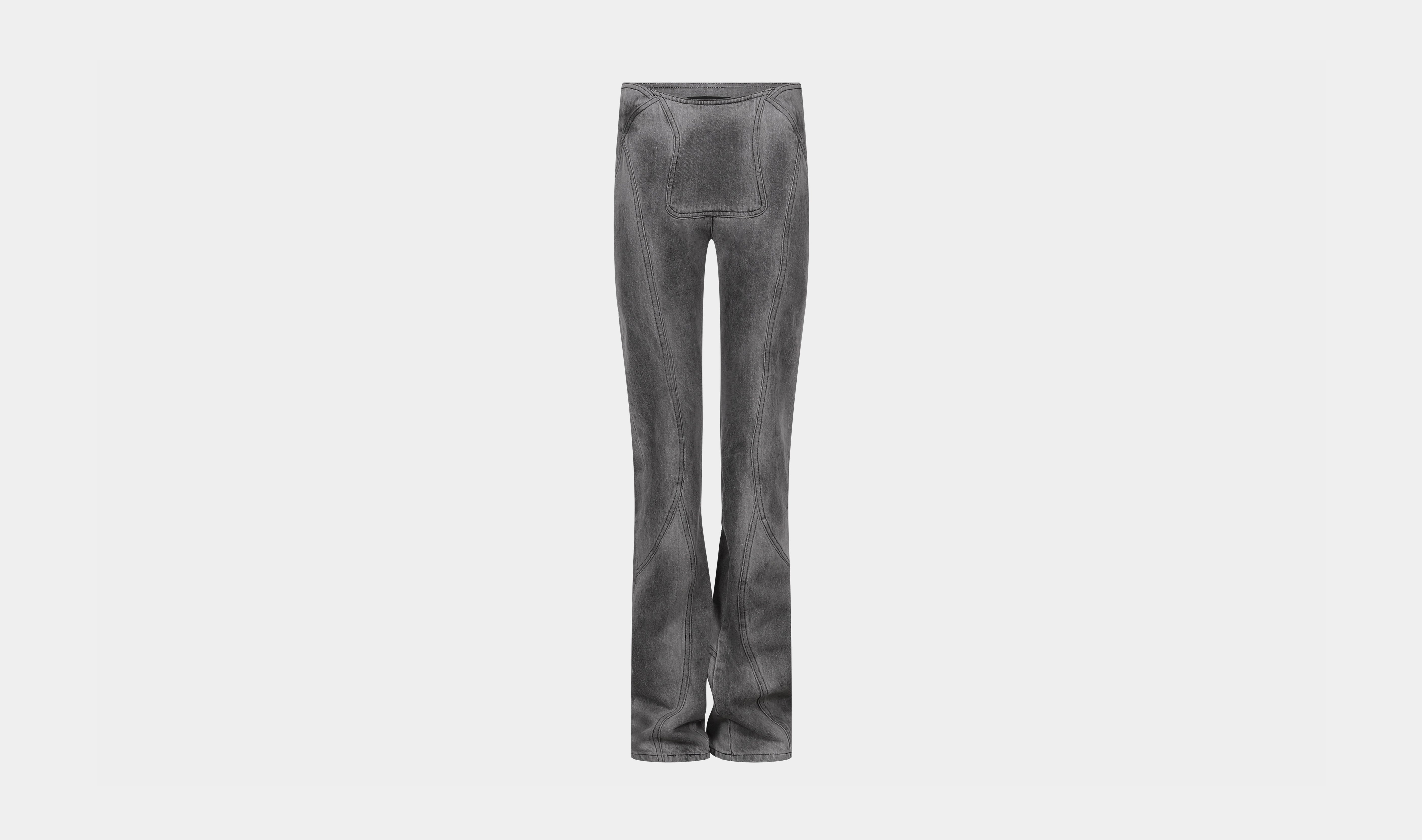 Pants and jeans HELIOT EMIL Liquid Metal Trousers Metal